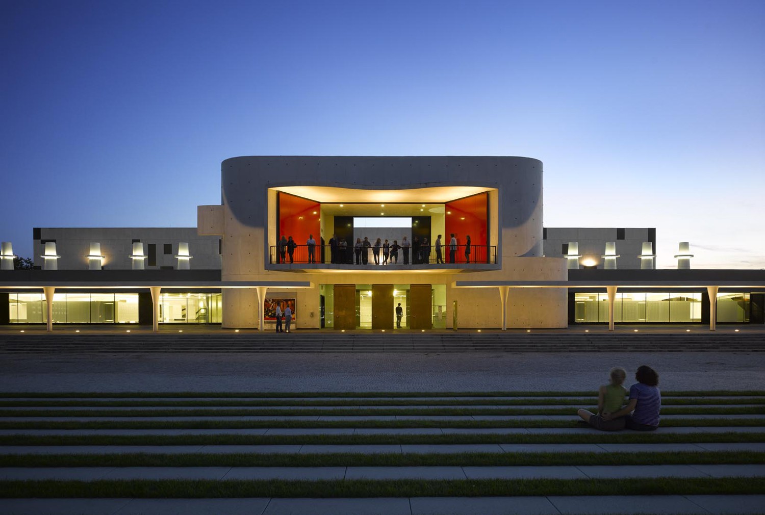 Georg-Büchner-Plaza by the Hessian State Theatre in Darmstadt